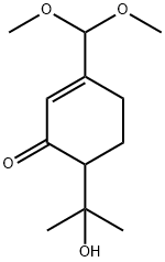 2-Cyclohexen-1-one,  3-(dimethoxymethyl)-6-(1-hydroxy-1-methylethyl)-,144918-16-1,结构式