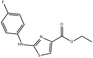ETHYL 2-((4-FLUOROPHENYL)AMINO)THIAZOLE-4-CARBOXYLATE,1449274-53-6,结构式