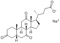 去氢胆酸钠,145-41-5,结构式