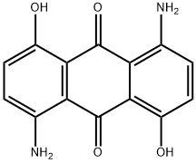 1,5-二氨基-4,8-二羟基-9,10-蒽二酮,145-49-3,结构式