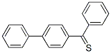 phenyl-(4-phenylphenyl)methanethione Structure