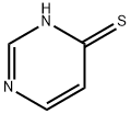 4-巯基嘧啶, 1450-86-8, 结构式