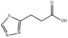 1,3,4-Thiadiazolepropionic  acid  (8CI) Struktur