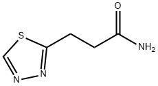 1,3,4-Thiadiazolepropionamide  (8CI) Struktur