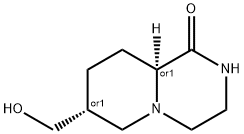 2H-Pyrido[1,2-a]pyrazin-1(6H)-one,hexahydro-7-(hydroxymethyl)-,cis-(9CI) Structure