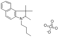 1-丁基-2,3,3-三甲基苯并[E]吲哚高氯酸盐,145038-06-8,结构式