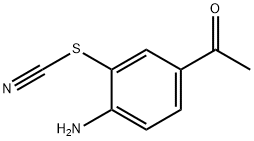 1-(4-AMINO-3-THIOCYANATOPHENYL)ETHANONE, 14505-89-6, 结构式