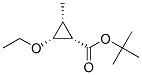 Cyclopropanecarboxylic acid, 2-ethoxy-3-methyl-, 1,1-dimethylethyl ester, (1alpha,2ba,3ba)- (9CI) 结构式