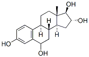 6-hydroxyestriol 化学構造式