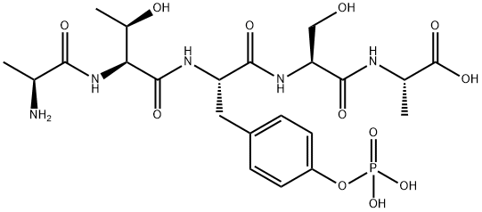 alanyl-threonyl-phosphotyrosyl-seryl-alanine,145079-49-8,结构式
