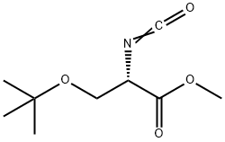 (S)-(+)-2-ISOCYANATO-3-TERT-BUTOXYPROPIONIC ACID METHYL ESTER Structure