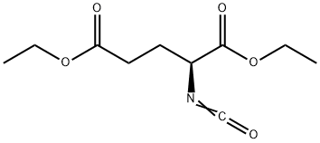 (S)-(-)-2-异氰酰基戊二酸二乙酯,145080-95-1,结构式