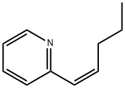 Pyridine, 2-(1-pentenyl)-, (Z)- (9CI) 化学構造式