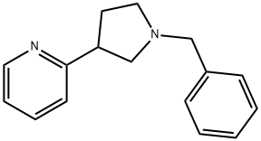 Pyridine, 2-[1-(phenylmethyl)-3-pyrrolidinyl]- Structure