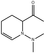 Ethanone, 1-[1-(dimethylamino)-1,2,3,4-tetrahydro-2-pyridinyl]- (9CI) Structure