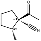 Cyclopentanecarbonitrile, 1-acetyl-2-methyl-, trans- (9CI) 结构式
