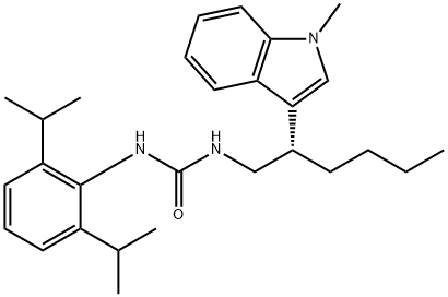 145131-63-1 (+)-N(sup 1)-(2,6-Diisopropylphenyl)-N(sup 2)-(2-(1-methyl-3-indolyl)h exyl)urea