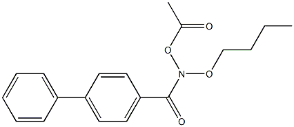 N-(Acetyloxy)-N-butoxy-(1,1'-biphenyl)-4-carboxamide,145142-70-7,结构式