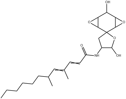 アラノロシノールA 化学構造式