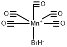 ブロモペンタカルボニルマンガン 化学構造式