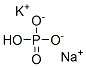 potassium sodium hydrogenorthophosphate  Struktur