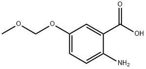 Benzoic acid, 2-amino-5-(methoxymethoxy)- (9CI) Structure