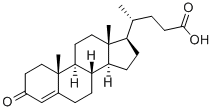 4-胆烯酸-3-酮,1452-29-5,结构式