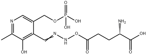 pyridoxal phosphate gamma-glutamyl hydrazone 结构式