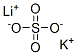 lithium potassium sulphate Structure