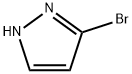 3-ブロモ-1H-ピラゾール 化学構造式