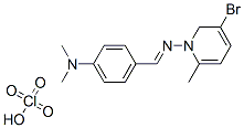 4-[(E)-(5-bromo-2-methyl-pyridin-1-yl)iminomethyl]-N,N-dimethyl-anilin e perchlorate|