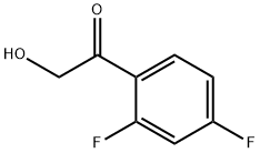 2',4'-DIFLUORO-2-HYDROXYACETOPHENONE 化学構造式