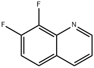 7,8-ジフルオロキノリン 化学構造式