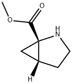 2-Azabicyclo[3.1.0]hexane-1-carboxylicacid,methylester,(1S)-(9CI) Struktur