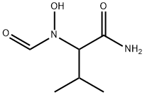 Formohydroxamic  acid,  N-(1-carbamoyl-2-methylpropyl)-  (8CI) 结构式