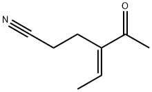 4-Hexenenitrile, 4-acetyl-, (E)- (9CI),145250-01-7,结构式