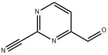 2-Pyrimidinecarbonitrile, 4-formyl- (9CI) 结构式