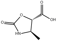 5-Oxazolidinecarboxylicacid,4-methyl-2-oxo-,(4R-trans)-(9CI) 结构式