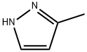 3-メチルピラゾール 化学構造式