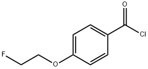 Benzoyl chloride, 4-(2-fluoroethoxy)- (9CI) Struktur