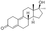 17A-METHYL,17BETA-HYDROXY-ESTRA-4,9-DIENE-3-ONE Struktur