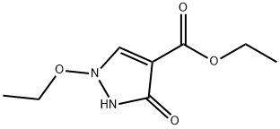 1H-Pyrazole-4-carboxylicacid,1-ethoxy-2,3-dihydro-3-oxo-,ethylester(9CI) Structure