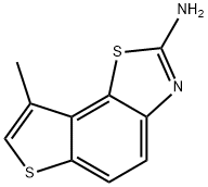 Thieno[2,3-g]benzothiazole, 2-amino-8-methyl- (7CI,8CI) Structure