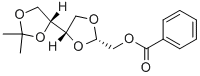 BENZOIC ACID (2S,4S,4'R)-2',2'-DIMETHYL-[4,4']BI[[1,3]DIOXOLANYL]-2-YLMETHYL ESTER Struktur