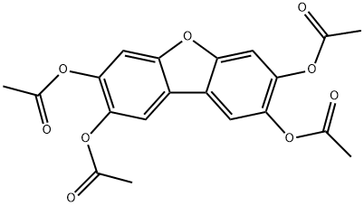 2,3,7,8-TETRAACETOXYDIBENZOFURAN 结构式