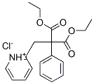 2-(beta,beta-diethoxycarbonylphenethyl)pyridinium chloride  Struktur