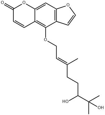 6′,-7′-ジヒドロキシベルガモチン 化学構造式
