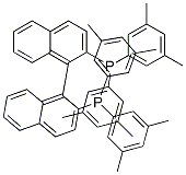 RAC-2,2'-双(二(3,5-二甲基苯基)膦)-1,1'-联萘,145416-77-9,结构式