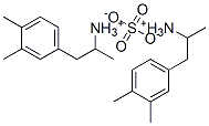 α,3,4-トリメチルフェネチルアミン・0.5硫酸塩 化学構造式