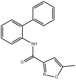 5-methyl-N-(2-phenylphenyl)oxazole-3-carboxamide 结构式